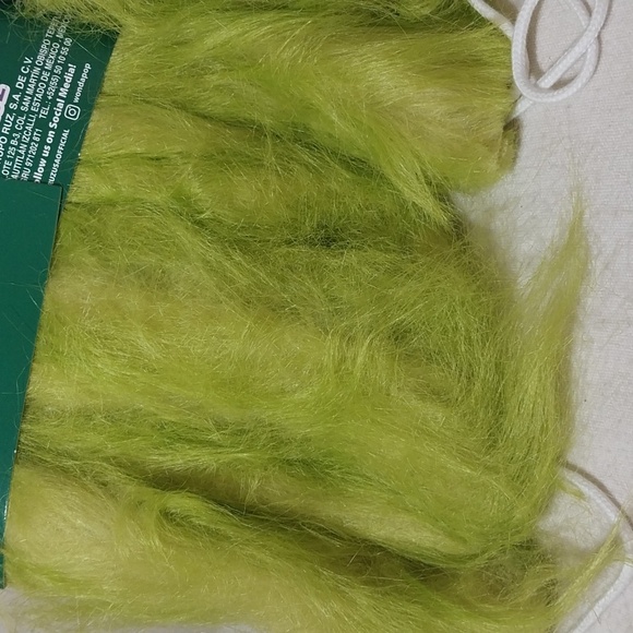 Grinch Who Stole Christmas 72” Each Green Furry Garland 2pk - Picture 5 of 5